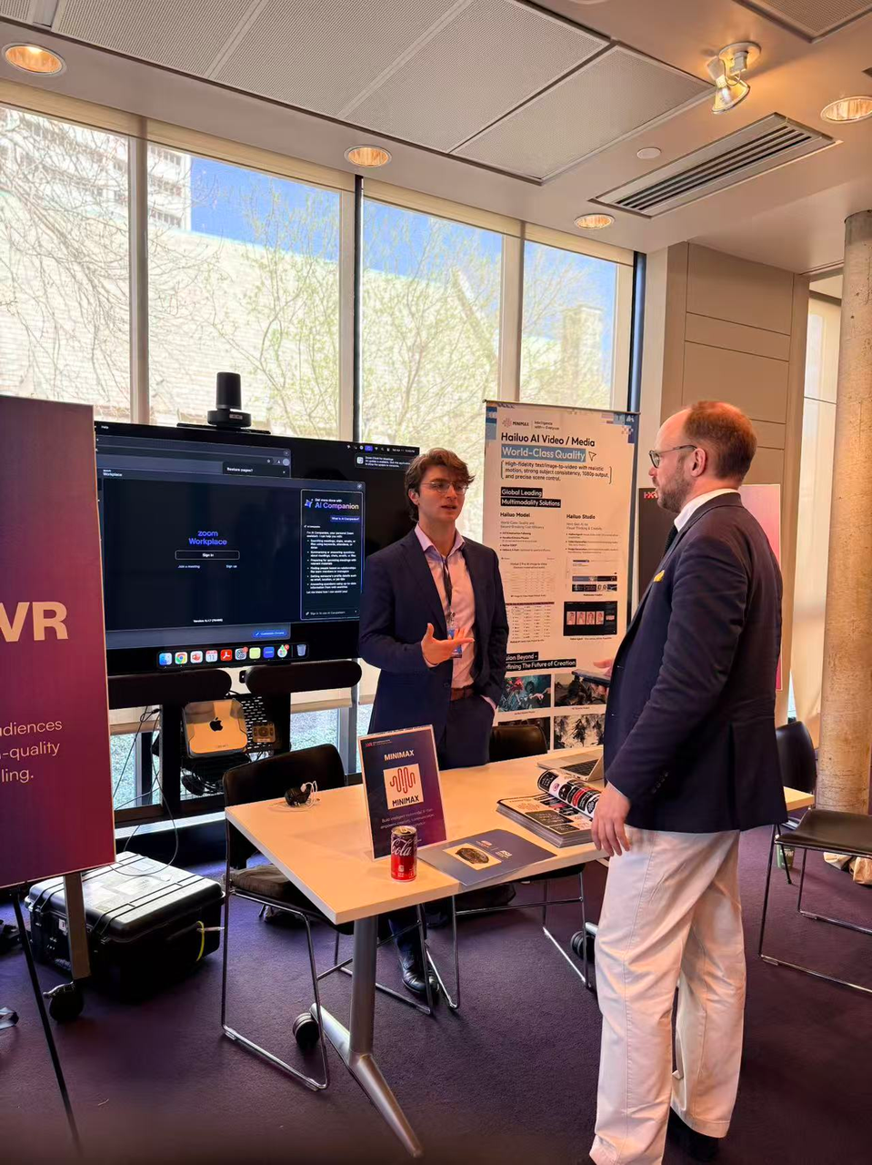 MiniMax booth at HXR 2026