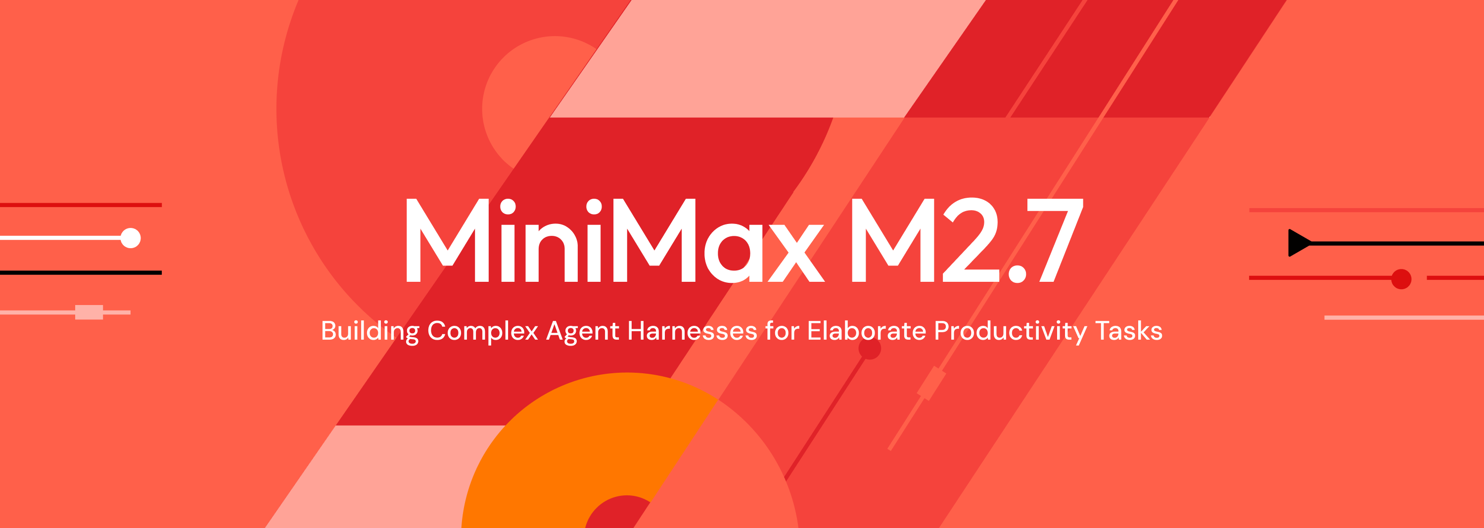 Official MiniMax M2.7 release banner image
