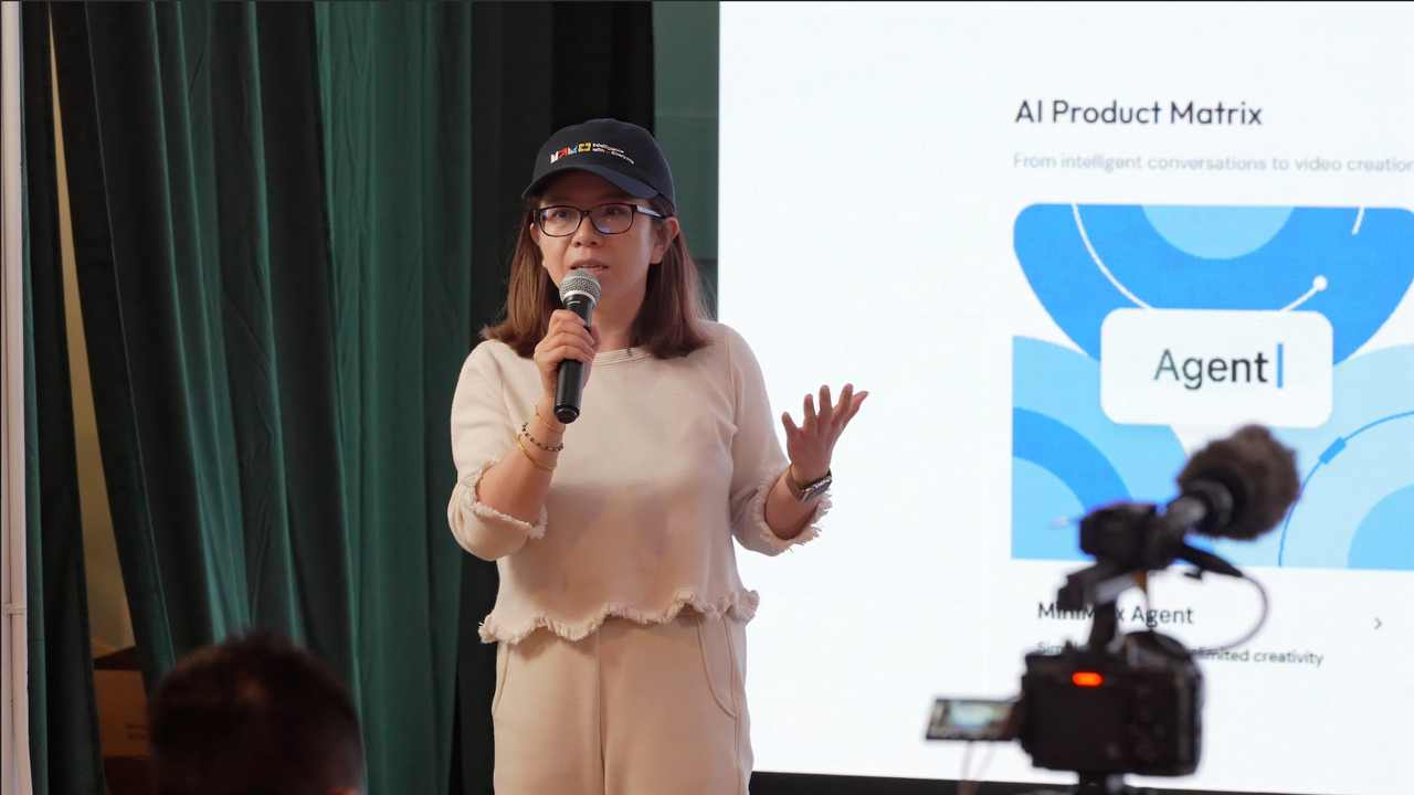 Linda Sheng presenting M2.7 at GTC