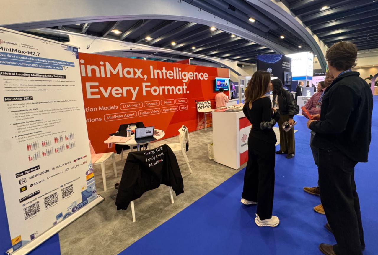 Linda Sheng on stage at HumanX 2026